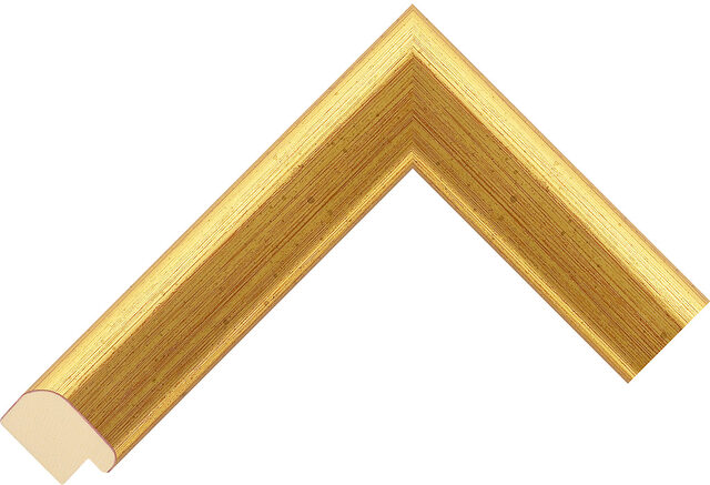 614247000 - Gold - 34mm wide picture frame chevron