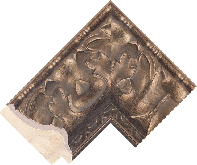 620247000 - Gold - 83mm wide picture frame chevron