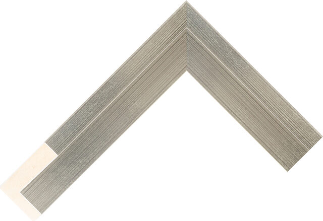 631130000 - Silver - 38mm wide picture frame chevron