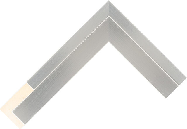 631190000 - Light Silver - 38mm wide picture frame chevron