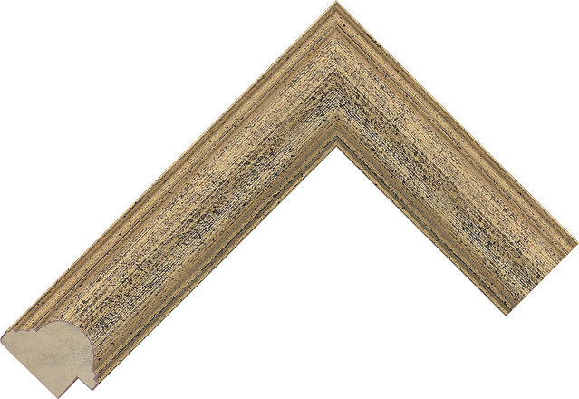 636547000 - Gold - 38mm wide picture frame chevron