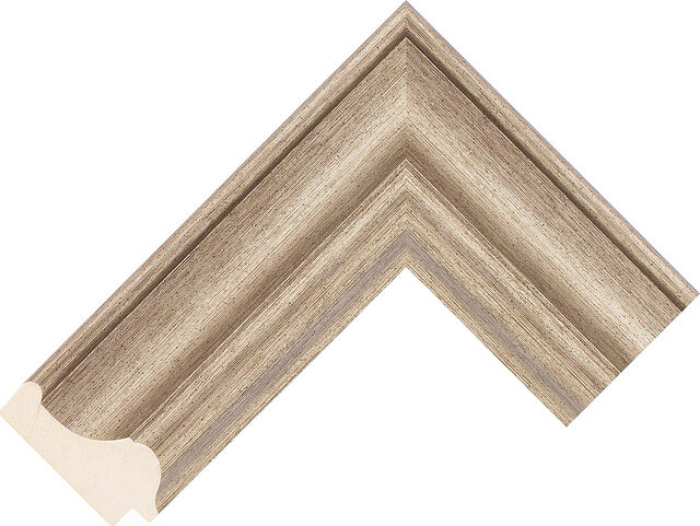 642348000 - Silver - 54mm wide picture frame chevron