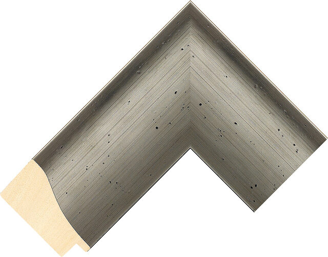 655252 - Pewter - 65mm wide picture frame chevron