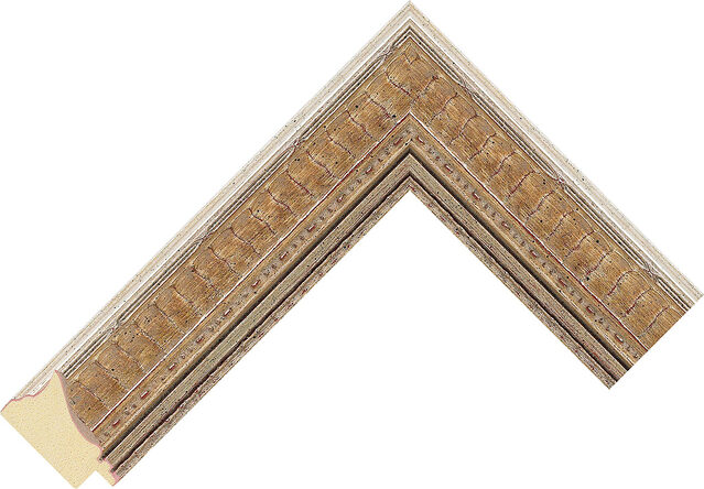 682358000 - Silver - 38mm wide picture frame chevron