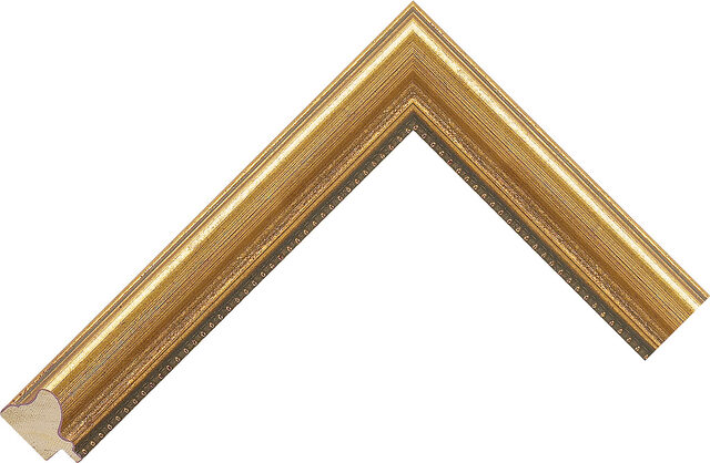 683246000 - Gold - 28mm wide picture frame chevron