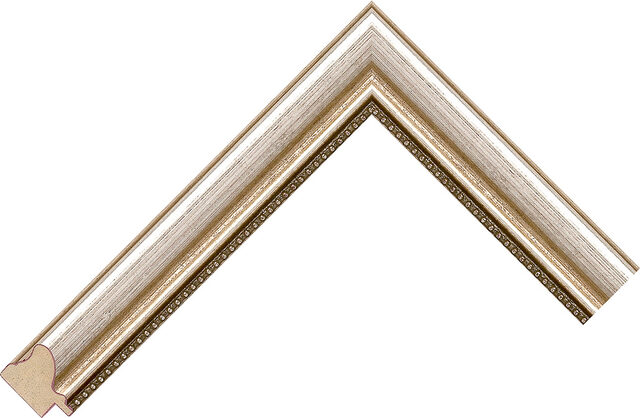683358000 - Silver - 28mm wide picture frame chevron