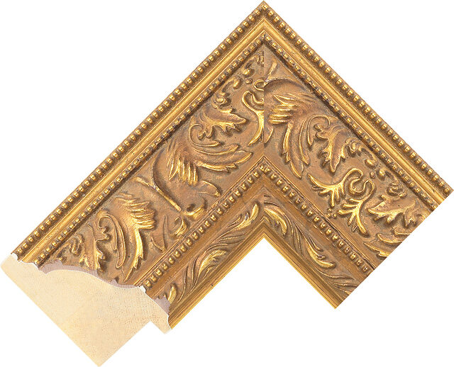 683IG - Gold - 70mm wide picture frame chevron