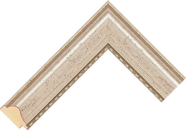 691358000 - Silver - 37mm wide picture frame chevron