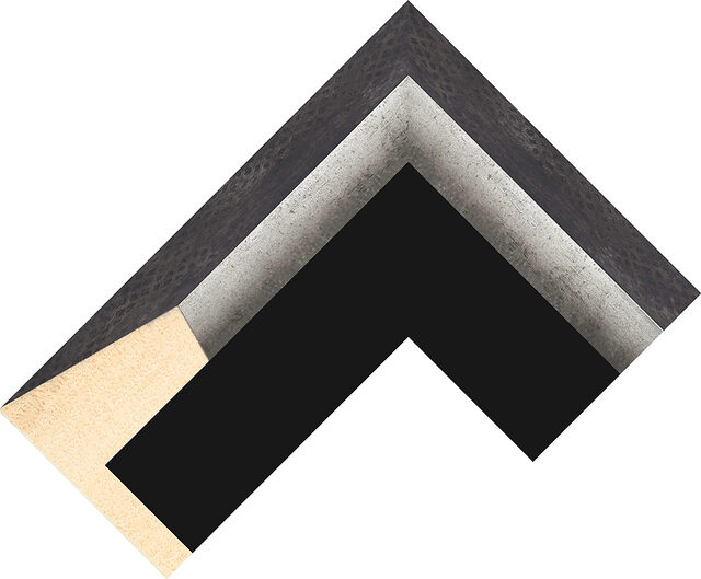 695110 - Pewter - 73mm wide picture frame chevron