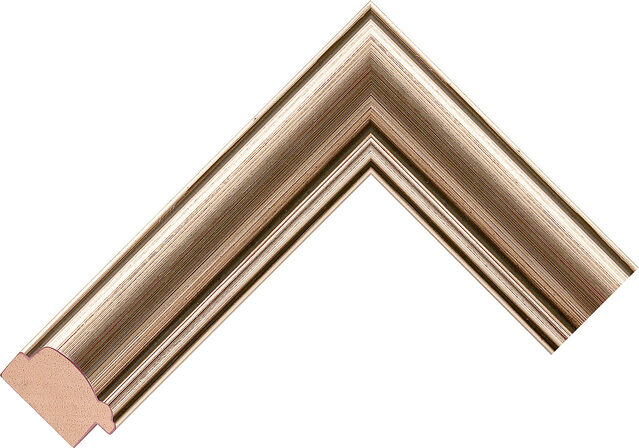 699348000 - Silver - 40mm wide picture frame chevron