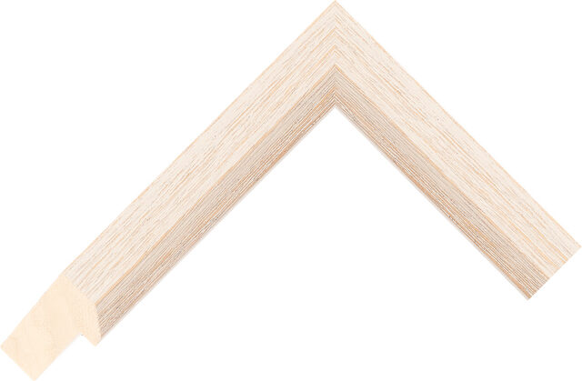 704157000 - Ivory - 25mm wide picture frame chevron