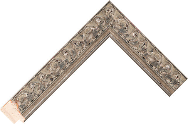 740079000 - Silver - 30mm wide picture frame chevron