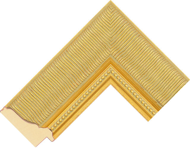 742246000 - Gold - 65mm wide picture frame chevron