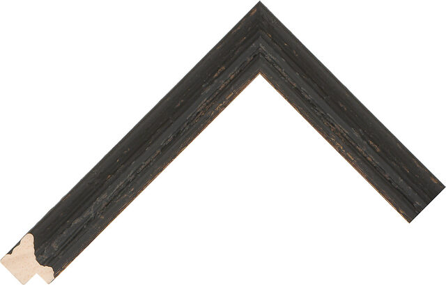 753287000 - Wenge - 26mm wide picture frame chevron