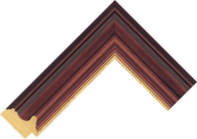774073880 - Mahogany - 45mm wide picture frame chevron