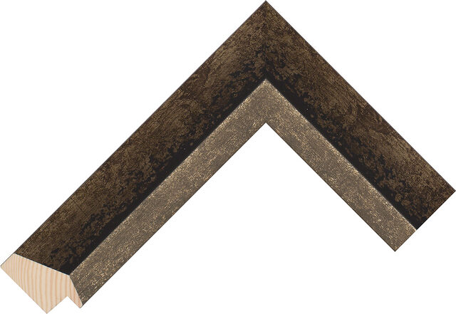 804840 - Silver - 40mm wide picture frame chevron