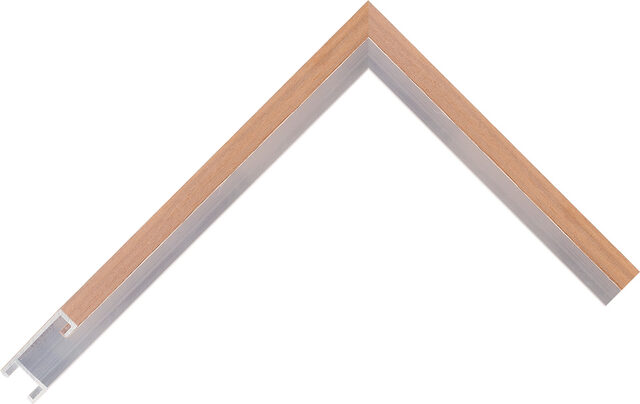 823007000 - Walnut - 8mm wide picture frame chevron