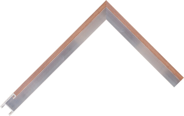 824007000 - Walnut - 5mm wide picture frame chevron