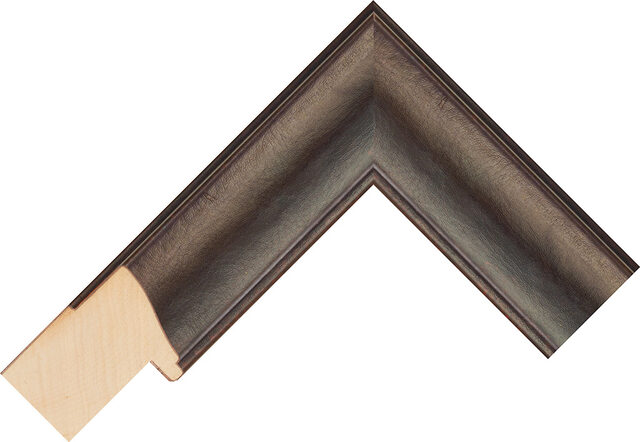 842420 - Antique Brown - 32mm wide picture frame chevron