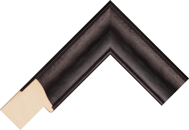 842421 - Dutch Black - 32mm wide picture frame chevron