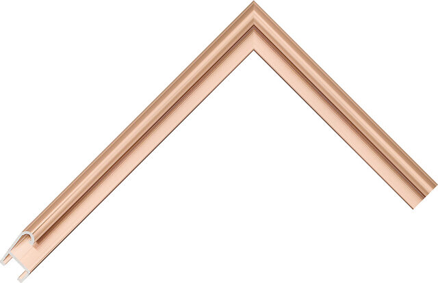 850150000 - Copper - 8mm wide picture frame chevron