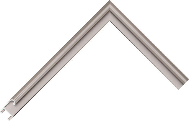 850170000 - Grey Pewter - 8mm wide picture frame chevron