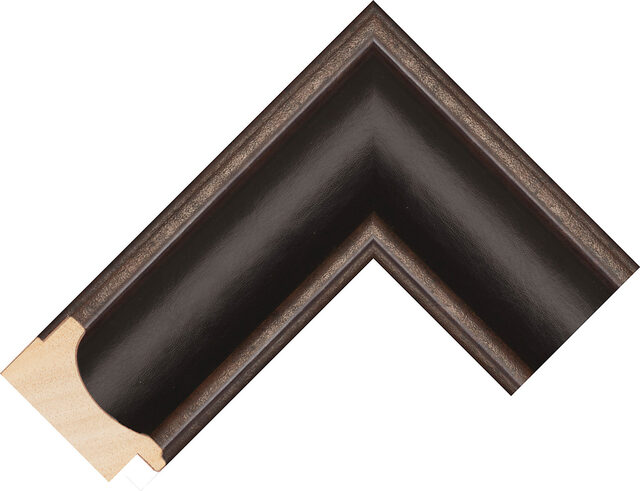852420 - Antique Brown - 47mm wide picture frame chevron