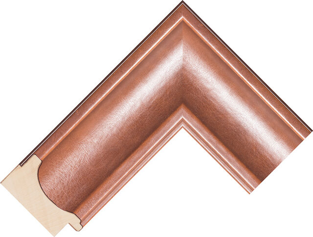 852422 - Cognac - 47mm wide picture frame chevron