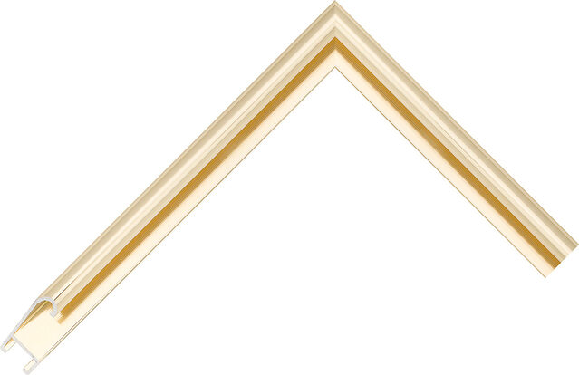 860280000 - Light Gold - 10mm wide picture frame chevron