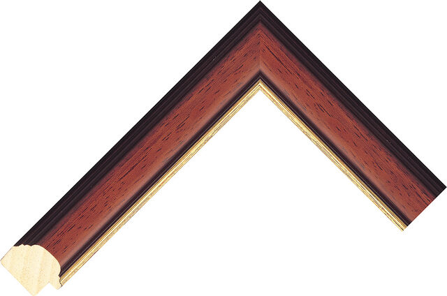 890073880 - Walnut - 30mm wide picture frame chevron