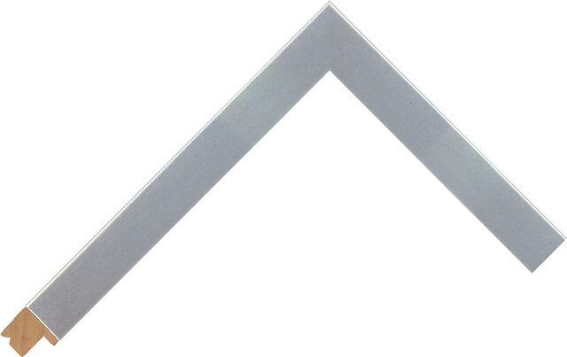 921705000 - Brushed Silver - 18mm wide picture frame chevron