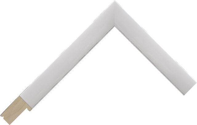 929700000 - Polished Silver - 19mm wide picture frame chevron