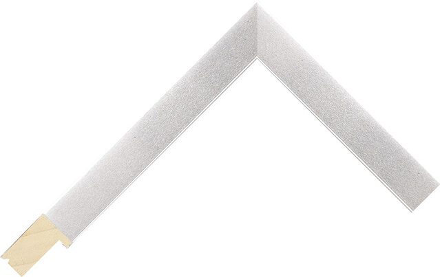 929705000 - Brushed Silver - 19mm wide picture frame chevron