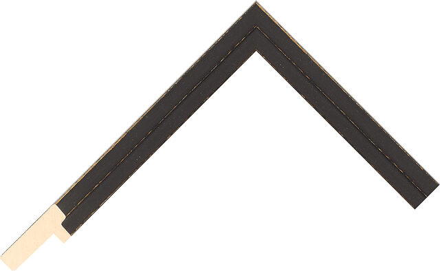 946043045 - Black - 17mm wide picture frame chevron
