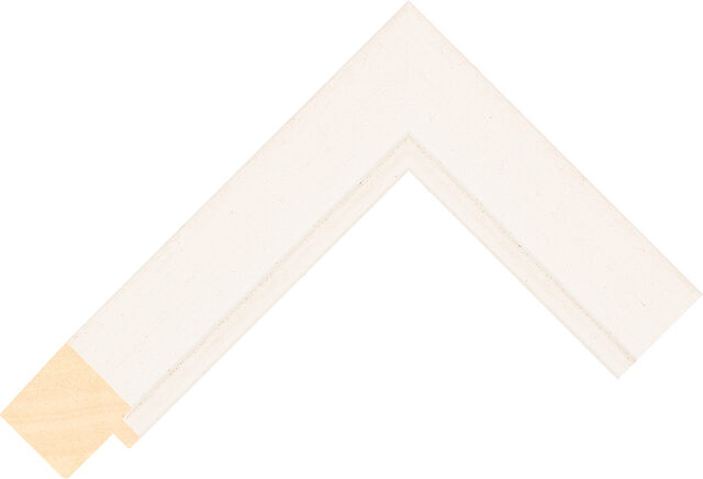 947043048 - Ivory - 36mm wide picture frame chevron