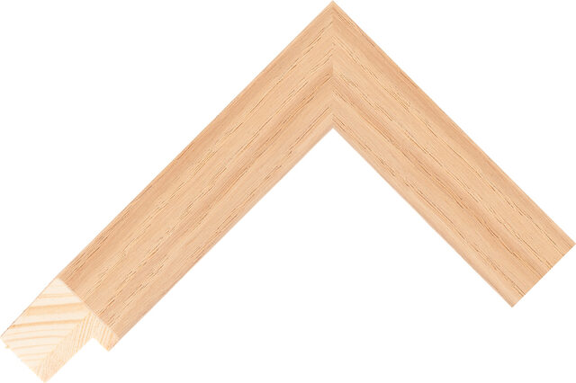981113014 - Oak - 30mm wide picture frame chevron
