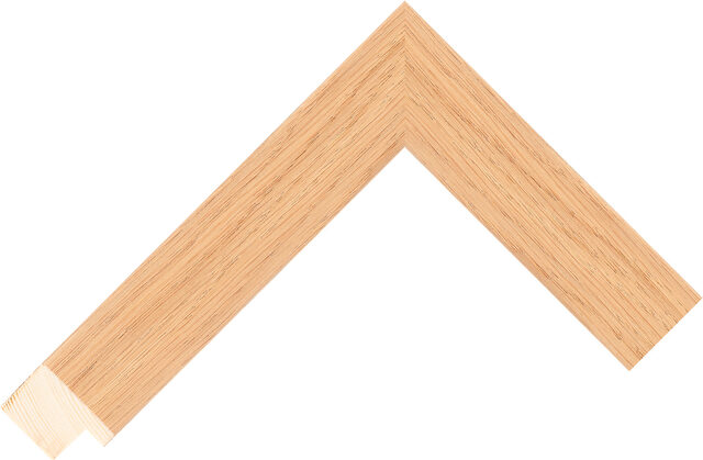 981131014 - Oak - 30mm wide picture frame chevron