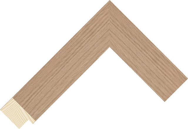 991116115 - Oak - 38mm wide picture frame chevron