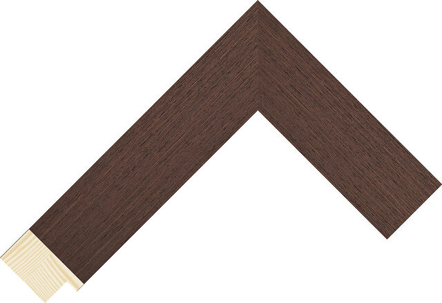 991116117 - Wenge - 38mm wide picture frame chevron