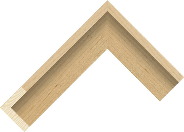 991245113 - Maple - 40mm wide picture frame chevron