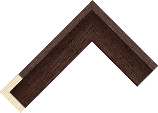 991245117 - Wenge - 40mm wide picture frame chevron