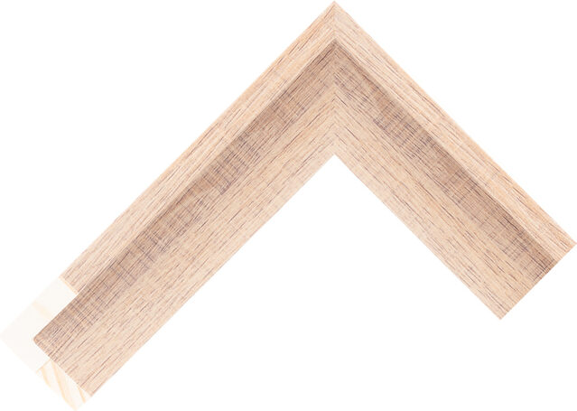 991245235 - Oak - 40mm wide picture frame chevron