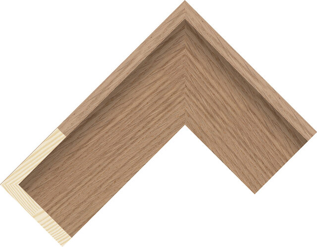 991247115 - Oak - 50mm wide picture frame chevron