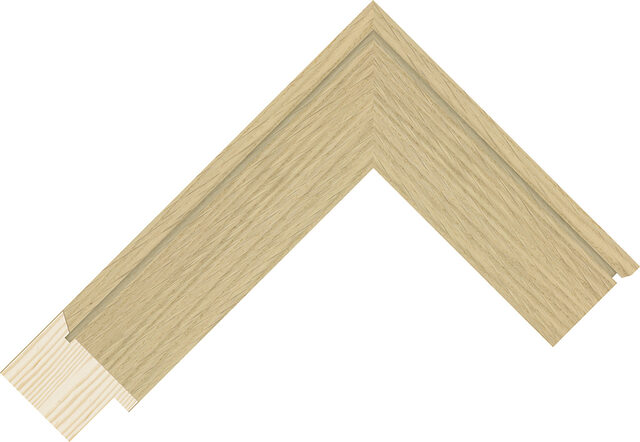 991261115 - Oak - 40mm wide picture frame chevron
