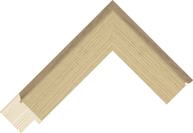 991261141 - Walnut/Oak - 40mm wide picture frame chevron